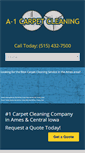 Mobile Screenshot of a-1-carpetcleaning.com